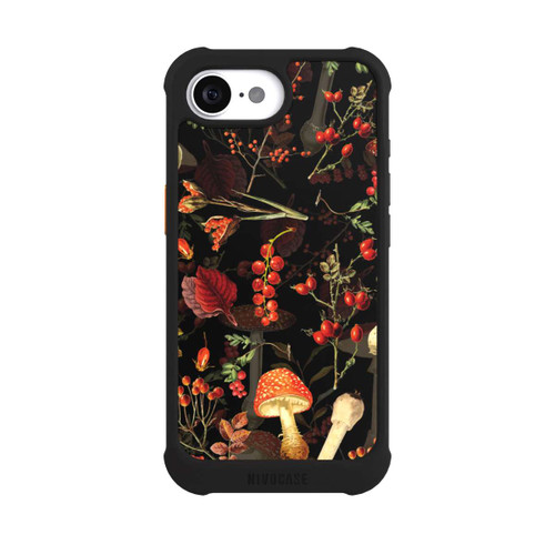 Apple iPhone 17e NIVOmax Mushroom Pattern Black
