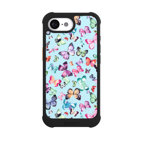 Apple iPhone 17e NIVOmax Butterflies Pink Orange Blue