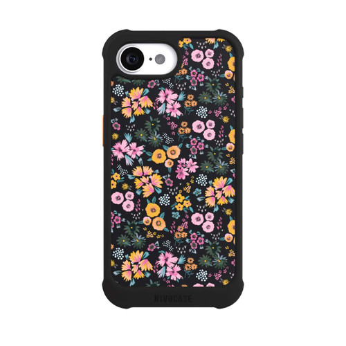 Apple iPhone 17e NIVOmax Petites Fleurs colorées Noir 2