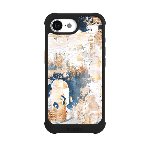 Apple iPhone 17e NIVOmax Abstraktion Blau und Gold