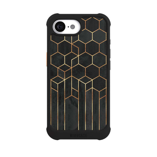 Apple iPhone 17e NIVOmax Schwarze Sechsecke