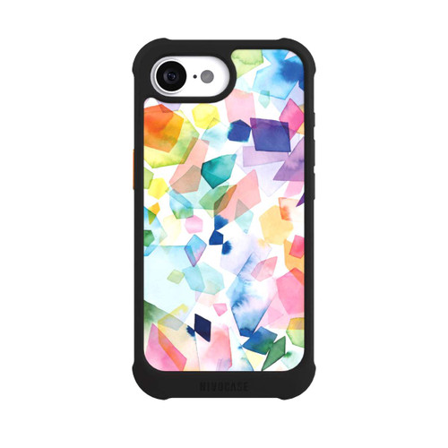 Apple iPhone 17e NIVOmax Colorful Watercolor Gems Diamonds