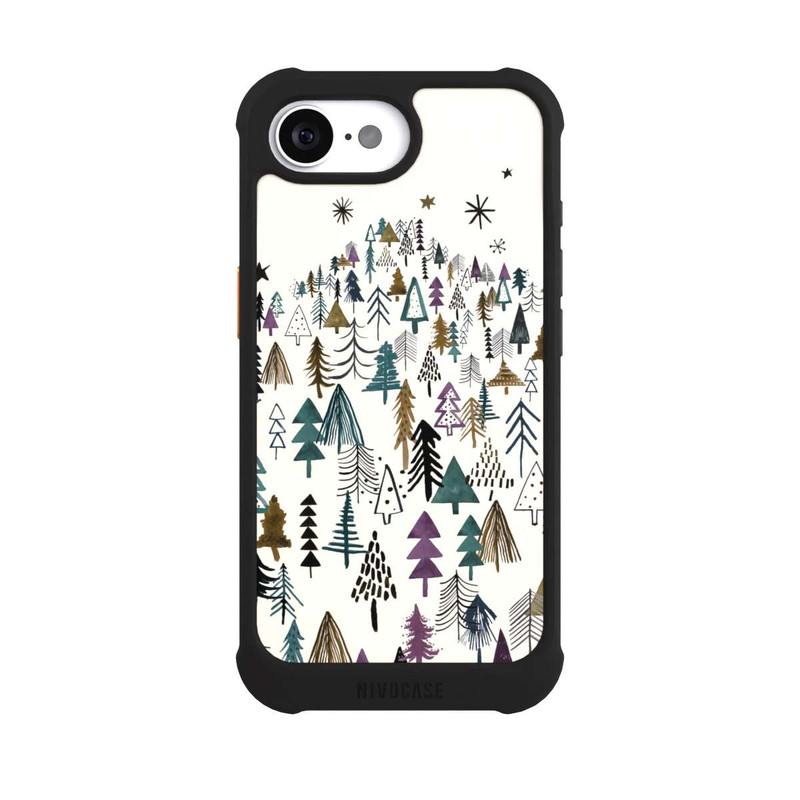 iPhone 17e NIVOmax Montagne Arbres Forêt Violet