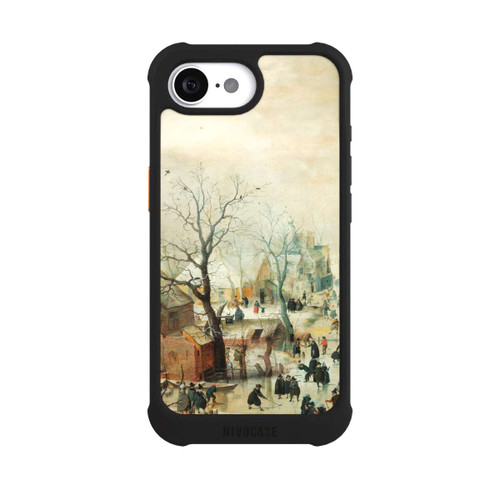 Apple iPhone 17e NIVOmax Winter Landscape with Ice Skaters - Hendrick Avercamp