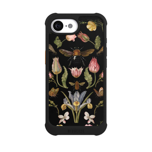 Apple iPhone 17e NIVOmax Wildblumen und Biene Schwarz