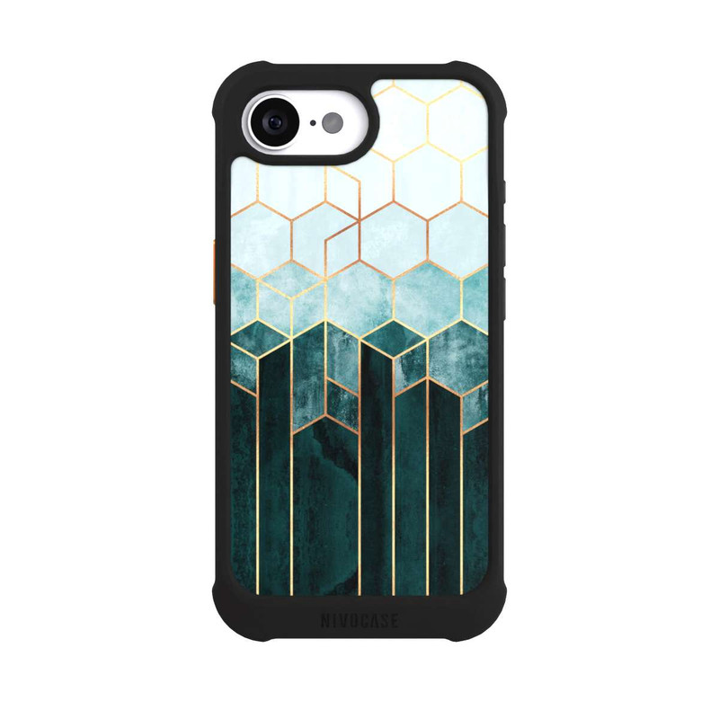 17 e NIVOmax Teal Hexagons