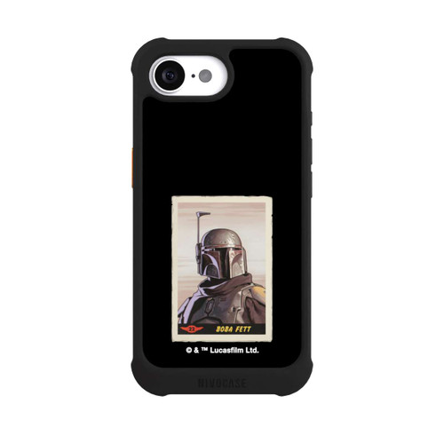 Apple iPhone 17e NIVOmax Boba Fett Badges Schwarzer Hintergrund