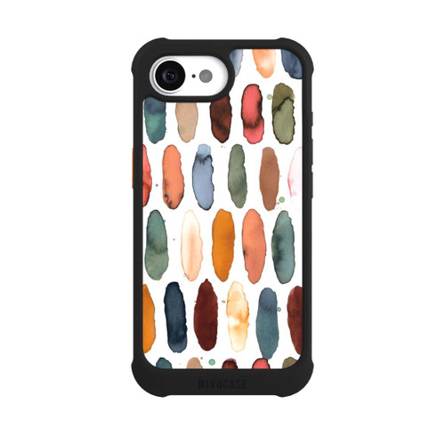 Apple iPhone 17e NIVOmax Watercolor Dashes Mineral Terracotta