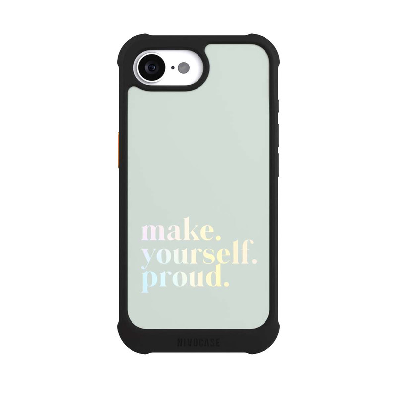 17 e NIVOmax Make Yourself Proud Zitat-Minze und Farbverlauf