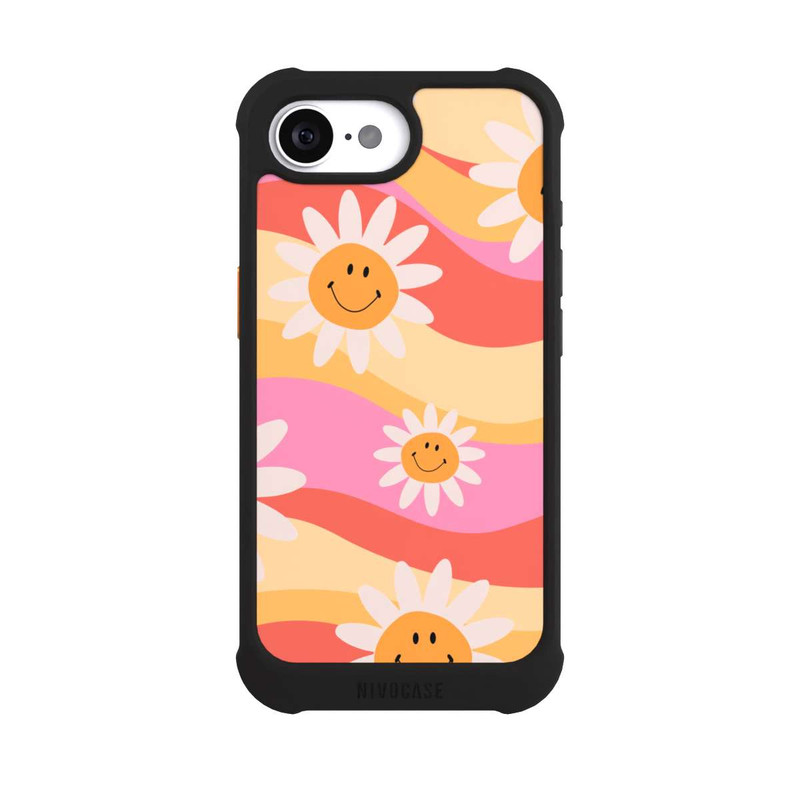 17 e NIVOmax Retro Smiles Orange Colorful