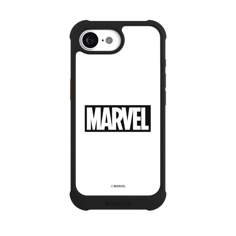 17 e NIVOmax Marvel Logo White