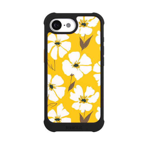 Apple iPhone 17e NIVOmax Blumenwiese auf Gelb Ocker