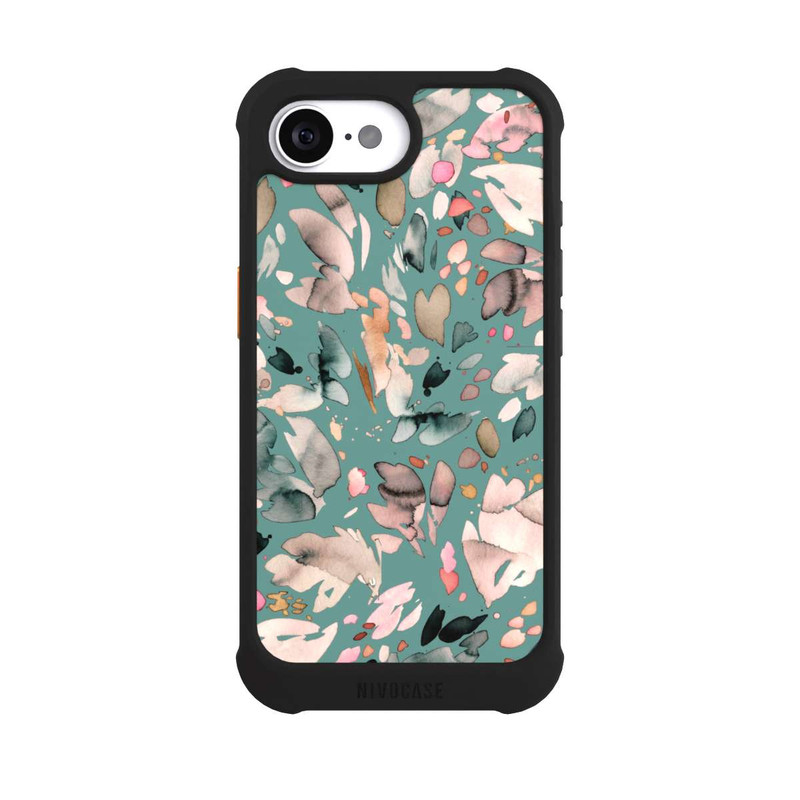 17 e NIVOmax Abstract Flowers Petals Green
