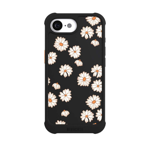 Apple iPhone 17e NIVOmax Flowerpower Tapete Weiss