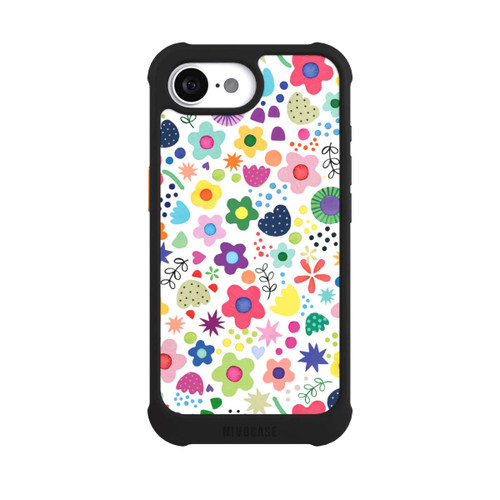 Apple iPhone 17e NIVOmax Psychedelic Flowers Colorful