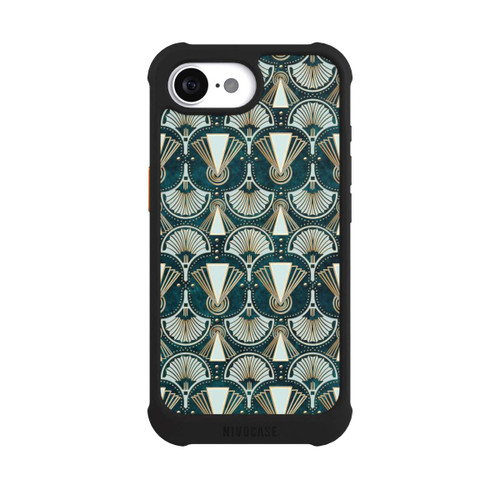 Apple iPhone 17e NIVOmax Art Deco Green Pattern