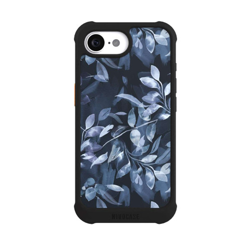 Apple iPhone 17e NIVOmax Watercolor Mystic Leaves Navy