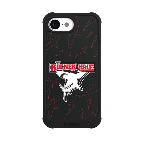 Apple iPhone 17e NIVOmax Haie Muster Rot