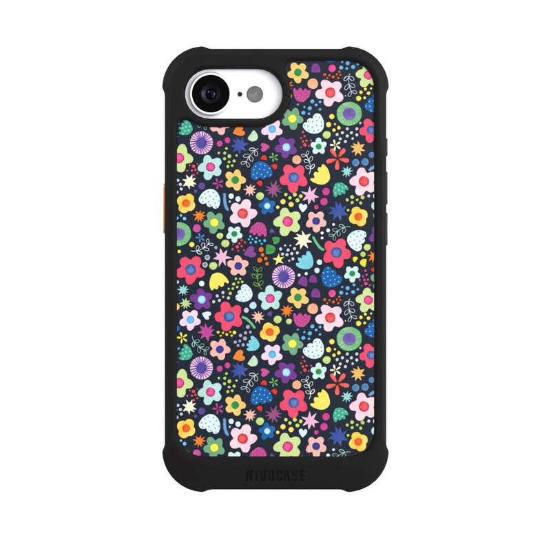 17 e NIVOmax Psychedelic Flowers Multi Black
