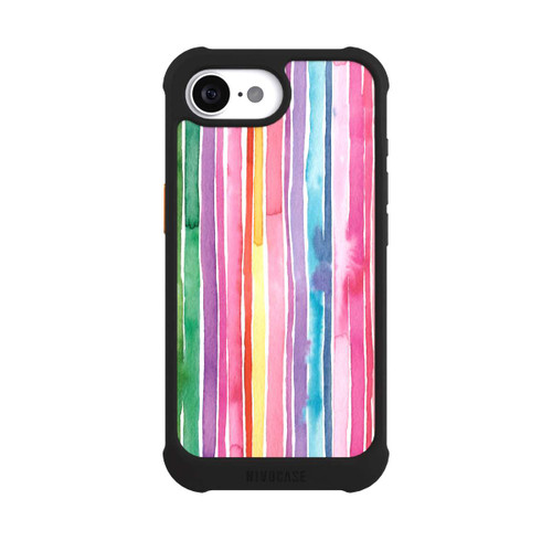 Apple iPhone 17e NIVOmax Camouflage Rainbow Stripes