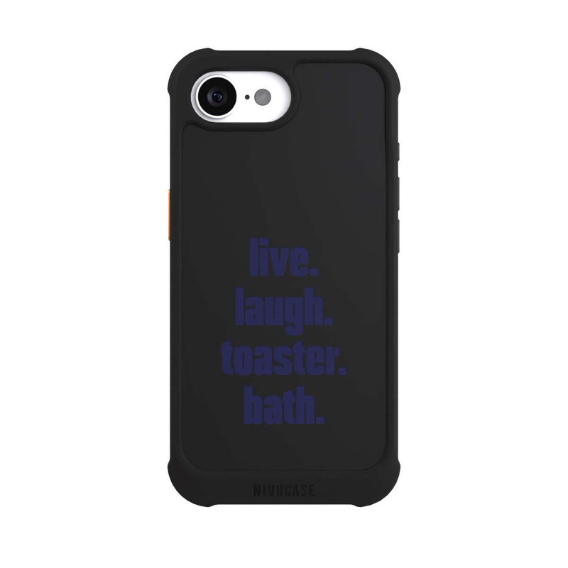 iPhone 17e NIVOmax Live. Laugh. Toaster. Bath.