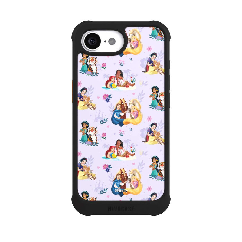 iPhone 17e NIVOmax Princess Floral Pattern Purple