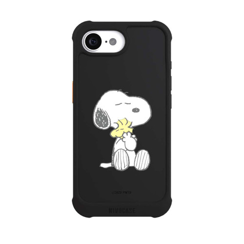 Apple iPhone 17e NIVOmax Transparent Snoopy And Woodstock Cuddling 
