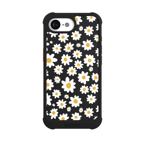 Apple iPhone 17e NIVOmax Daisy Flower Seamless Pattern Transparent