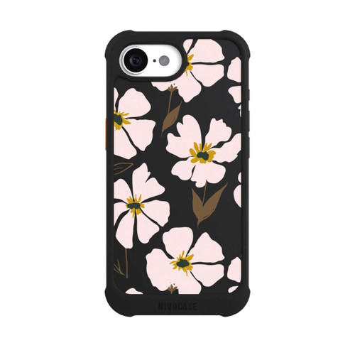 Apple iPhone 17e NIVOmax Simple Pastell Flowers Rose Transparent