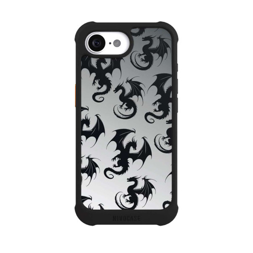 Apple iPhone 17e NIVOmax Dragon Pattern Grey