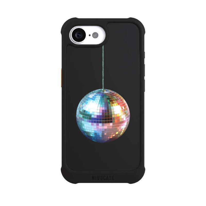 17 e NIVOmax Discokugel Party Blau Gold Transparent mit KI