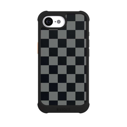 Apple iPhone 17e NIVOmax Schachbrett Schwarz Grau