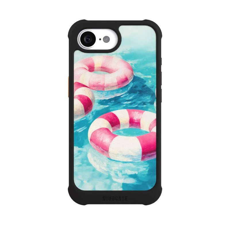 17 e NIVOmax Striped Swim Rings in The Pool