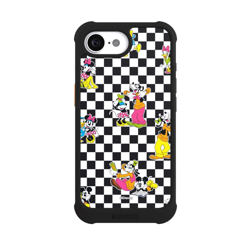 17 e NIVOmax Donald and Friends Pattern Black and White