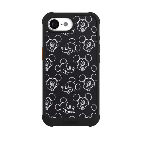 Apple iPhone 17e NIVOmax Disney Mickey Muster Schwarz