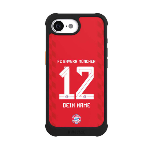 Apple iPhone 17e NIVOmax FC Bayern München Trikot Personalisierbar 25-26