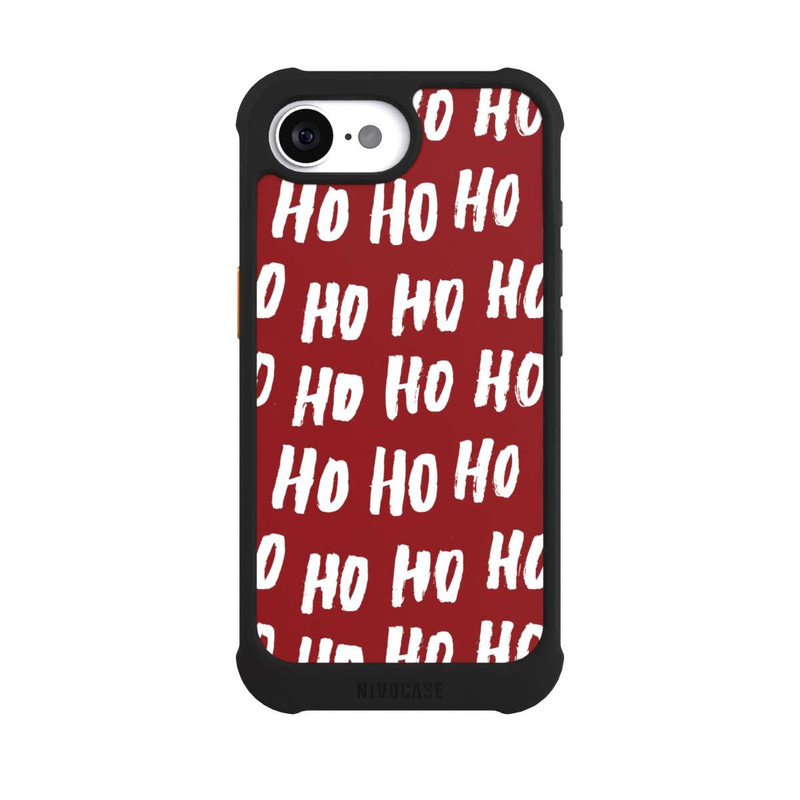 17 e NIVOmax Ho Ho Ho Christmas Red Pattern