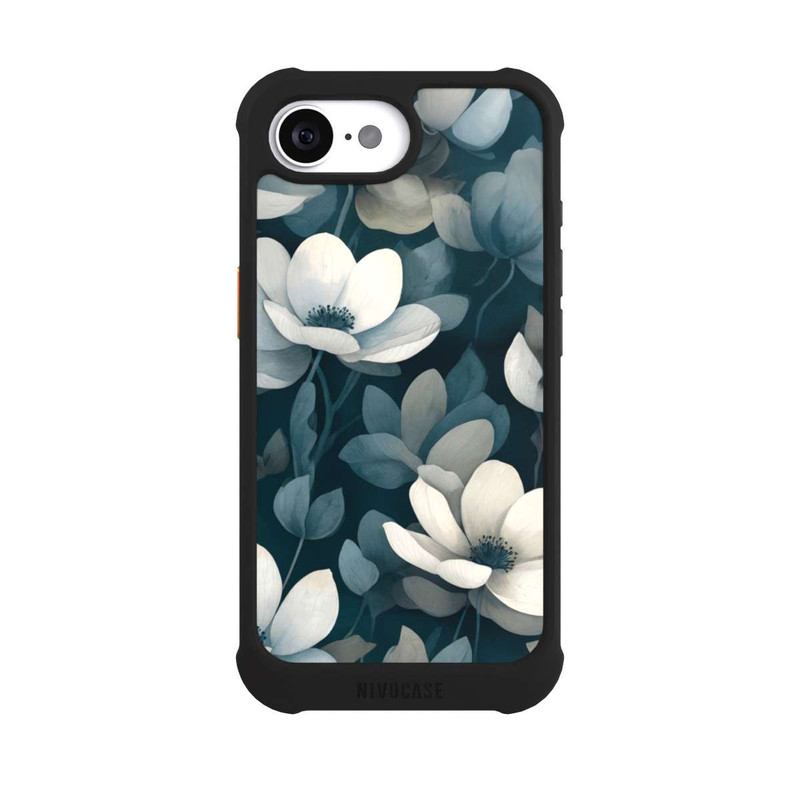 iPhone 17e NIVOmax Petrolfarbene Negativblumen mit KI