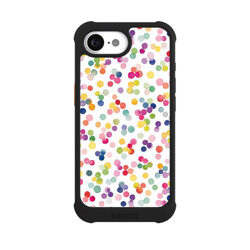 Apple iPhone 17e NIVOmax Watercolour Punkte Bunt