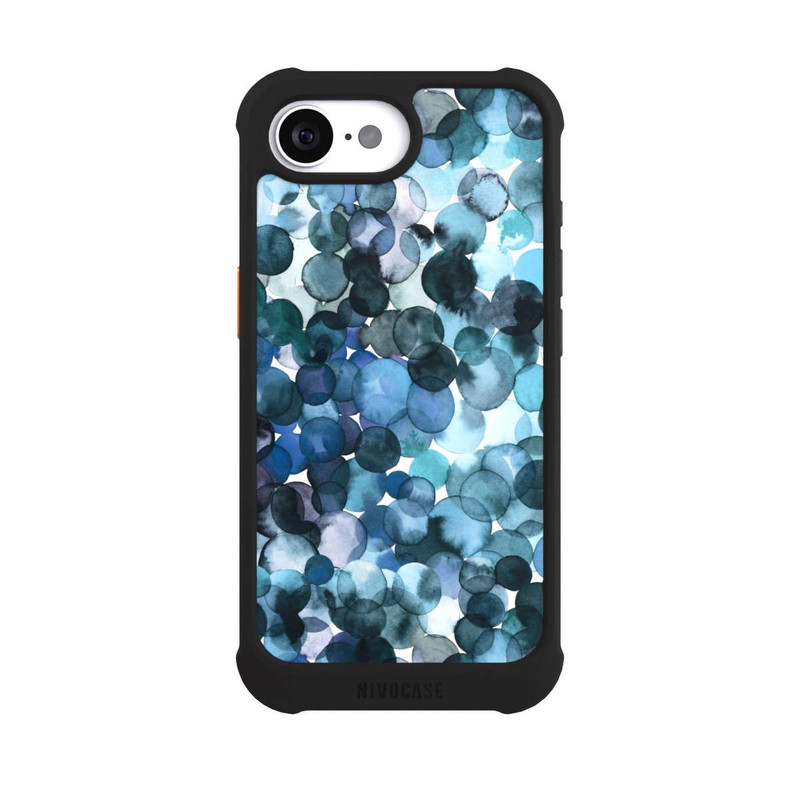 17 e NIVOmax Watercolor Dots Blue Pattern