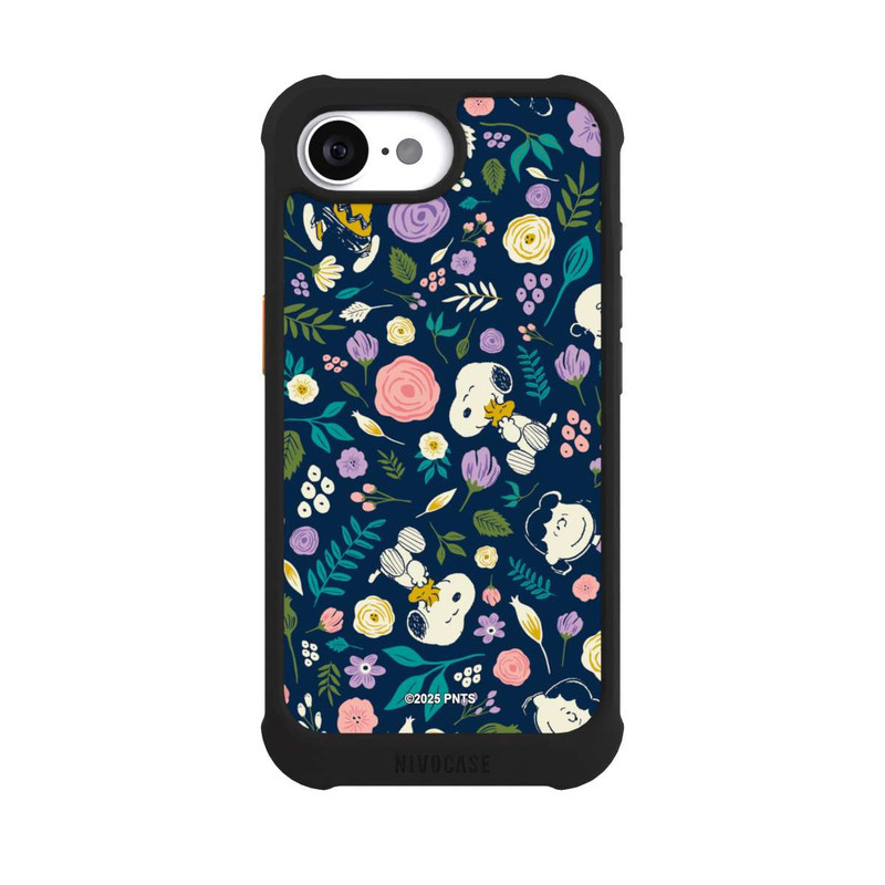 iPhone 17e NIVOmax Peanuts Dark Flower Pattern