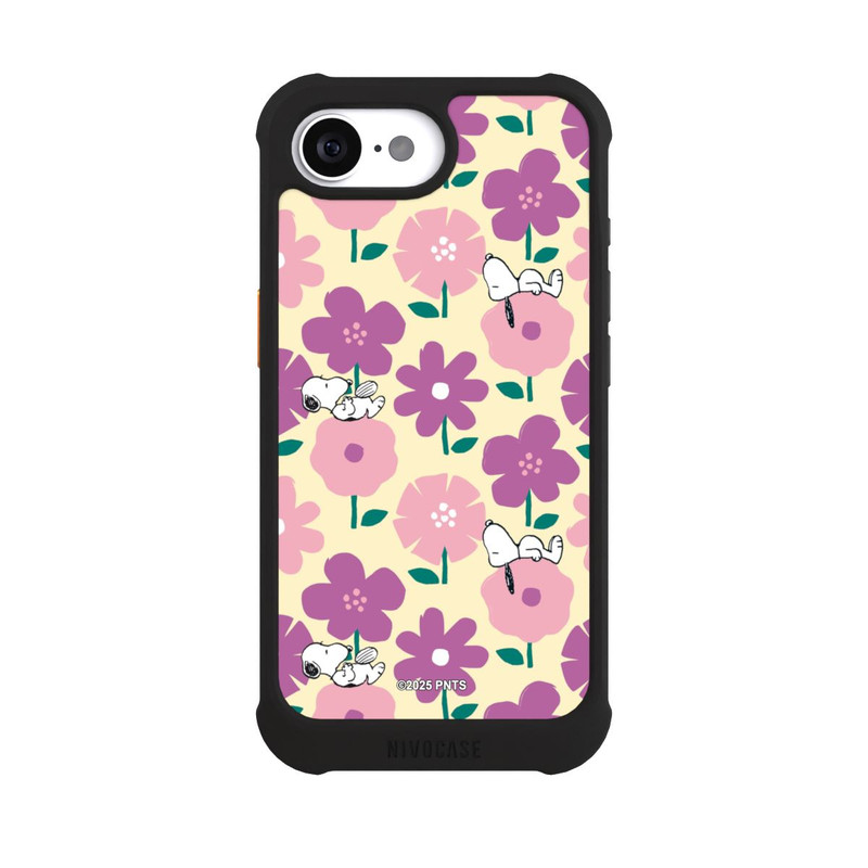 iPhone 17e NIVOmax Peanuts Flower Pattern Yellow