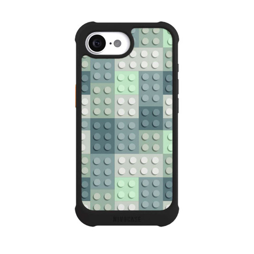 Apple iPhone 17e NIVOmax Green Blocks Pattern