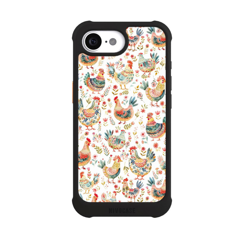 iPhone 17e NIVOmax Colorful Chicken Pattern with AI