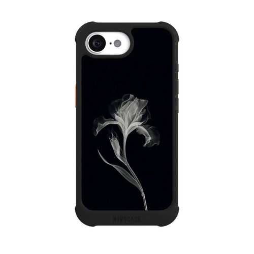 Apple iPhone 17e NIVOmax Negativ Flower Grey on Black with AI