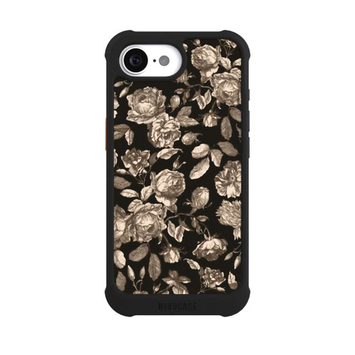 Apple iPhone 17e NIVOmax Leinwand dunkle Blumen