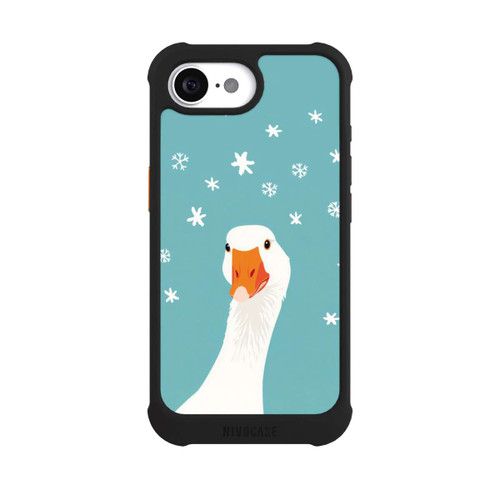 Apple iPhone 17e NIVOmax Funny Goose Stars Blue with AI