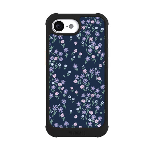 Apple iPhone 17e NIVOmax Dark Blue Floral Theme