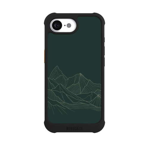 Apple iPhone 17e NIVOmax Berg Line Art Grün