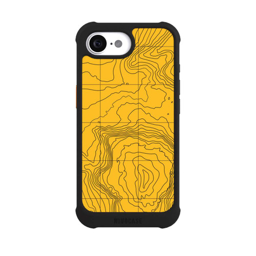 Apple iPhone 17e NIVOmax Lignes de montagne jaunes